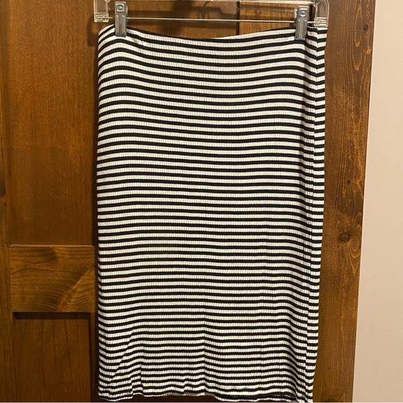 Striped Ribbed Skirt - Picture 1 of 5